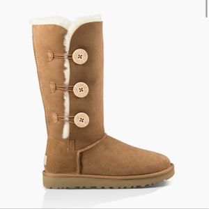 tan bailey button ugg boots